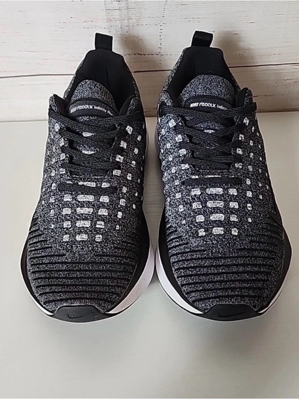 Nike ReactX Infinity Run 4 Black White Men’s Size 8 / Women’s 9.5 DR2670-002 - Picture 3 of 9